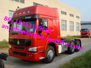 Sinotruk Howo Prime Mover Truck 336 KM 4x2 Ciągnik siodłowy Wymiar 6110 X 2496 X 2958 mm Z 2,0 cala