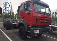 Nowy Beiben 6x6 6x4 Cargo Truck Chasssis o dobrej jakości i cenie czerwony kolor 380hp model 2638 2642