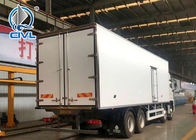 Lekka ciężarówka chłodnia 75KW 4 X 2 Lodówka / Chil Truck do transportu mięsa / owoców morza -18 ℃